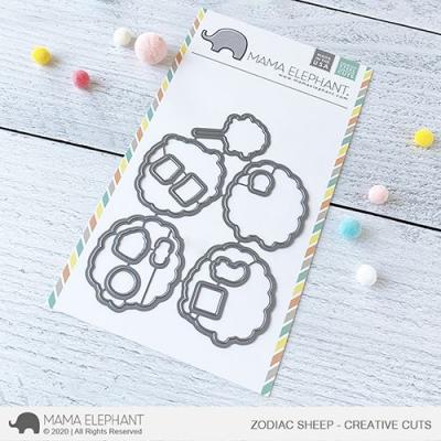 Mama Elephant Creative Cuts - Zodiac Sheep